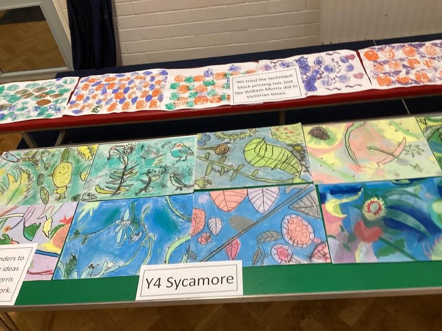 Colourful botanical designs