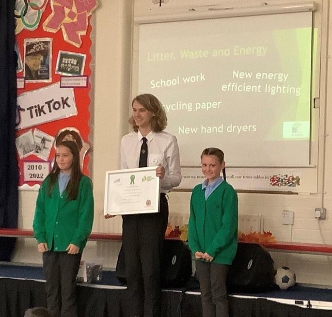 eco - award mayor presentation