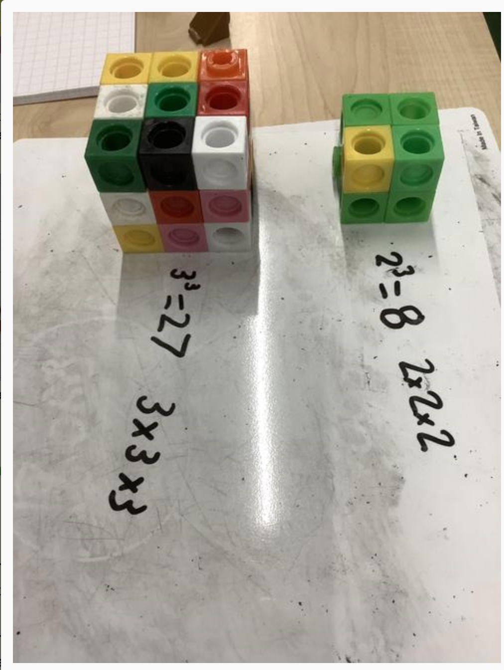 Representing cube numbers practically