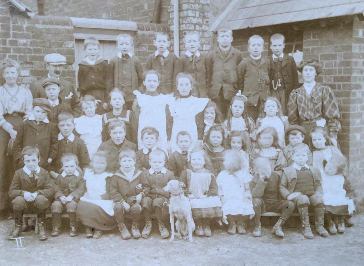 Radnage School children and teachers approx. 1910