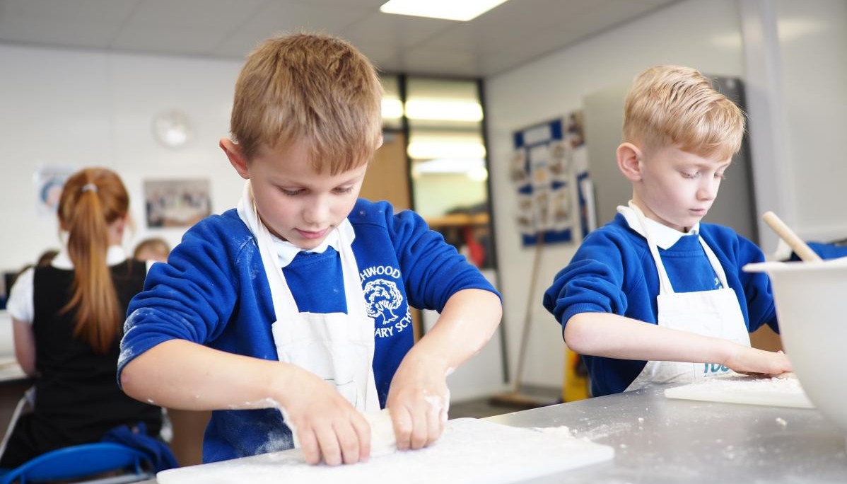 Pupils baking