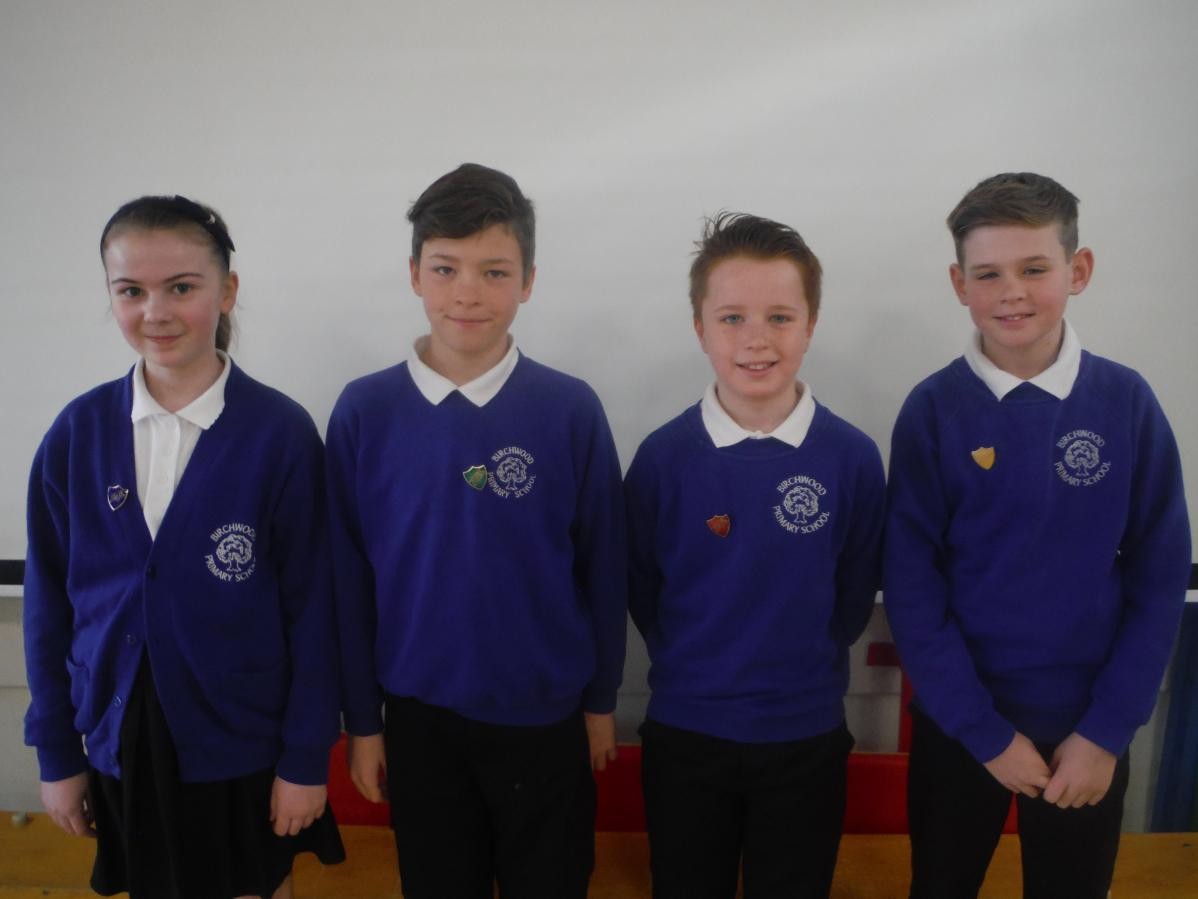 House Captains - Ellie, Louis, Dylan and Matthew
