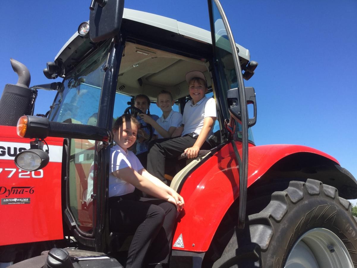 Receiving our Bronze Food for Life Award.