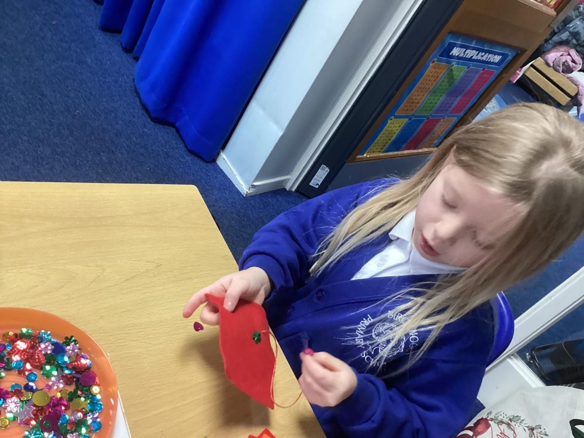 Juniper and Larch preparing for our Christmas fair!