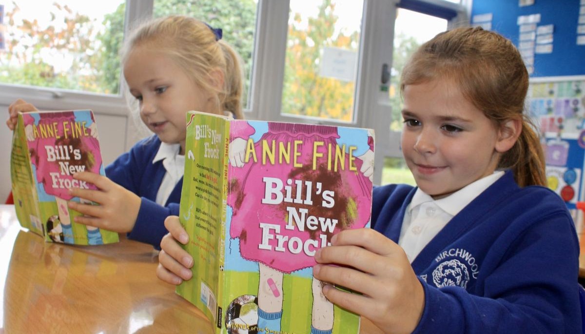 Pupils reading