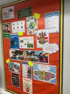 Our safeguarding display board