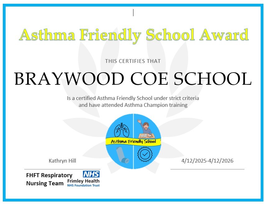Asthma Friendly School Accreditation