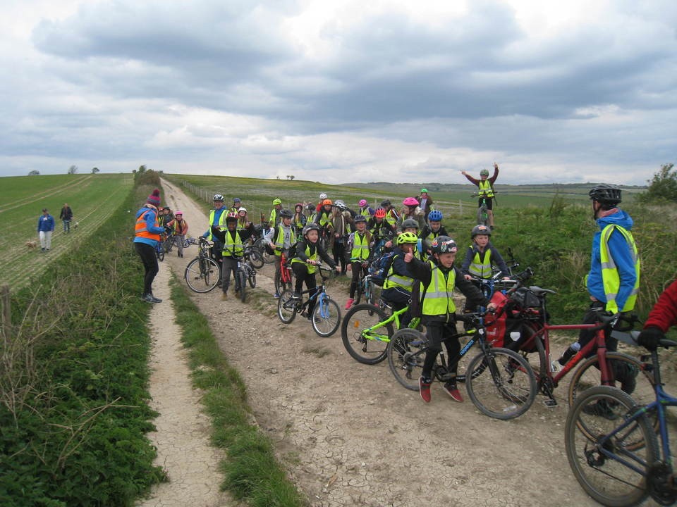 Cycling south Downs Year 6