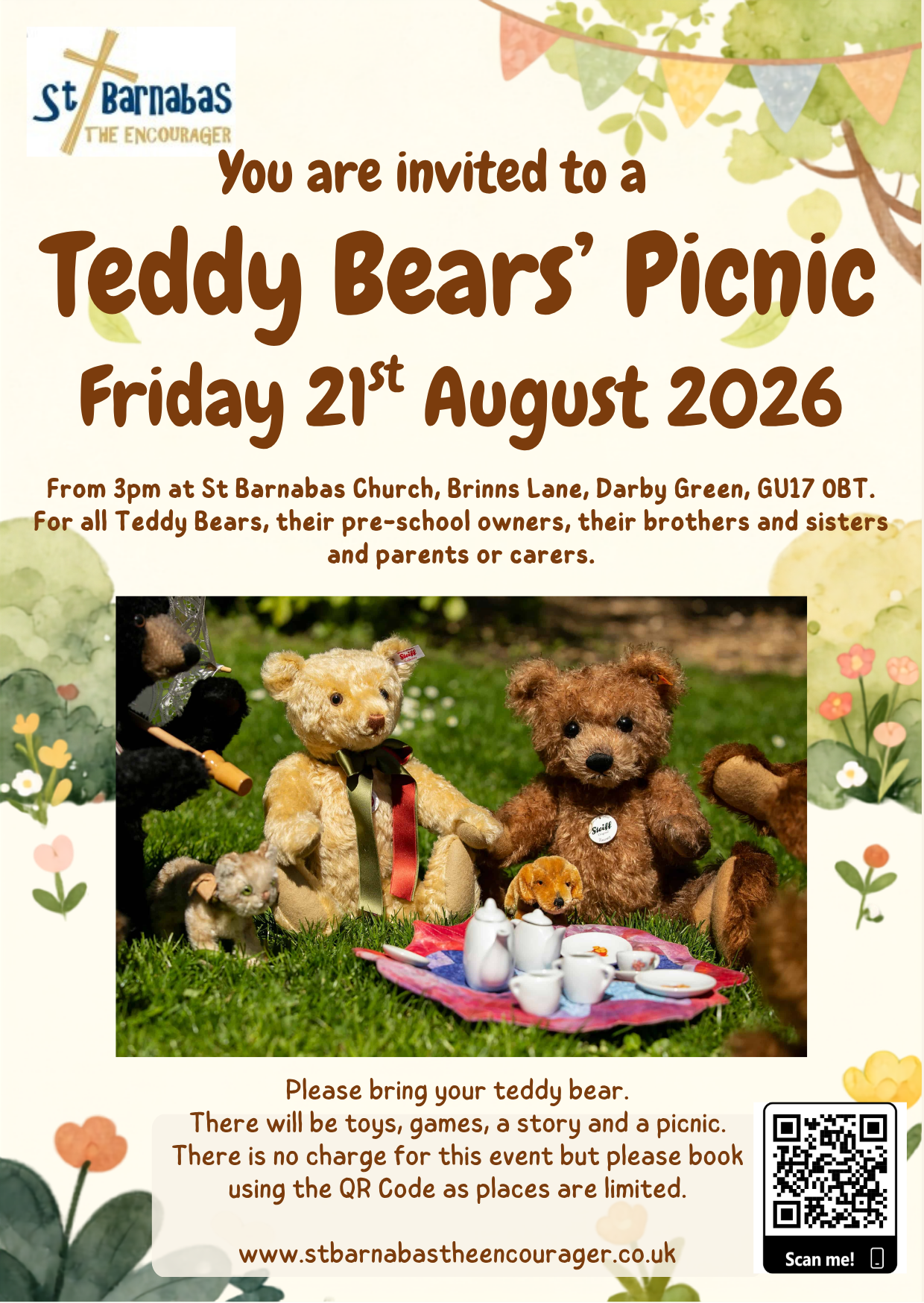 St Barnabas Church - Teddy Bear's Picnic