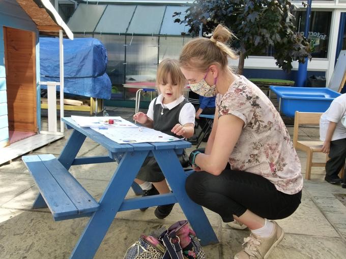 Outdoor Maths learning