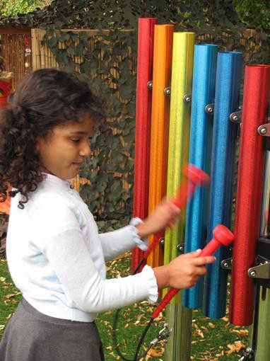 Pupil playing instrument