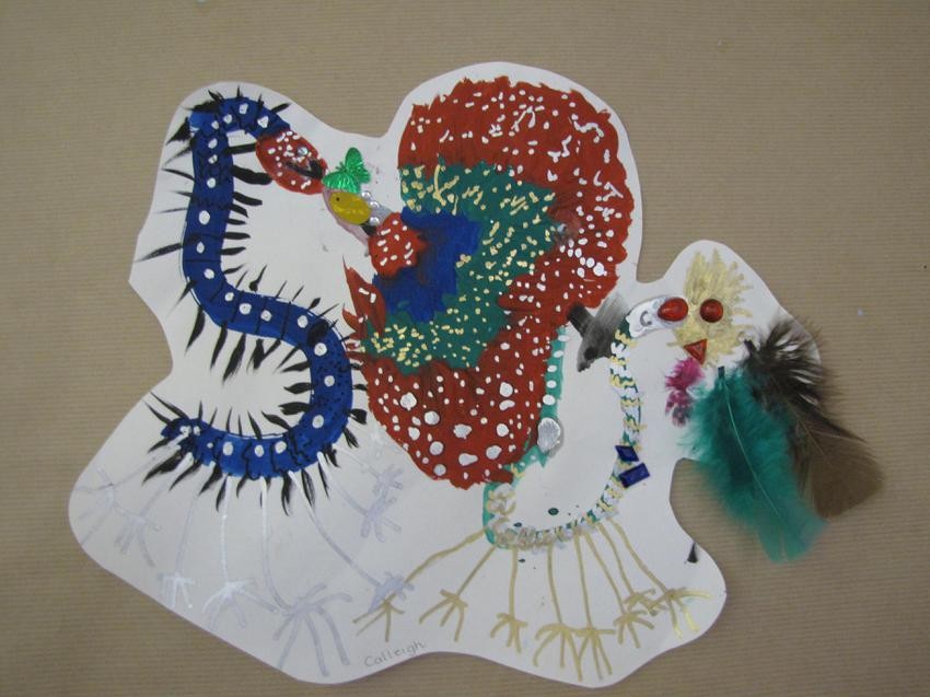 Chinese dragon artwork