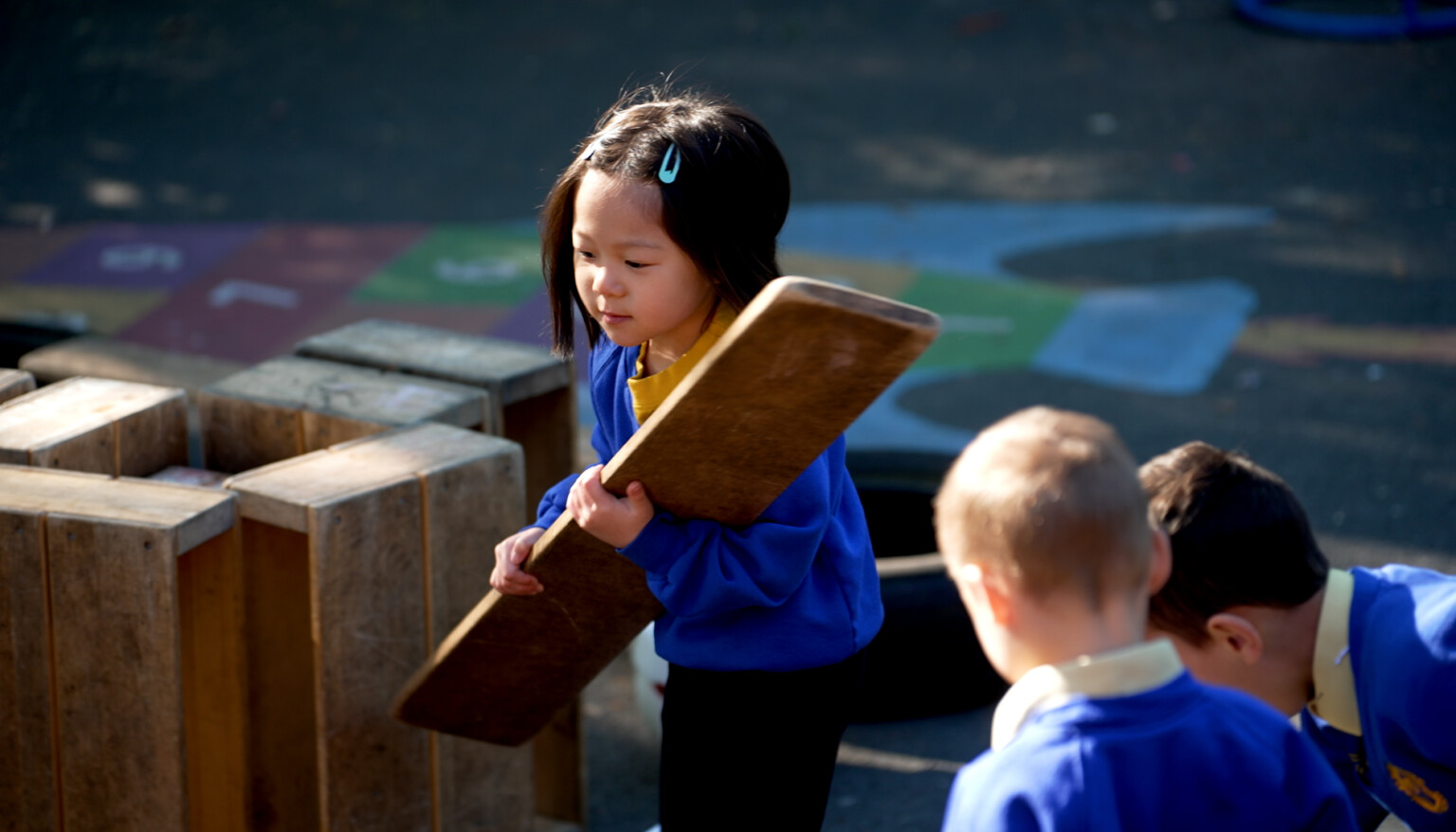 child carrying 