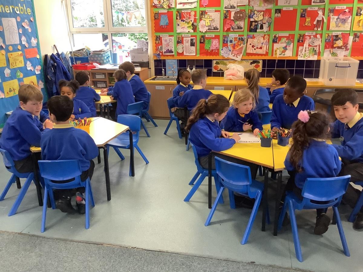 CAFOD Club are working hard on posters to display around our school.