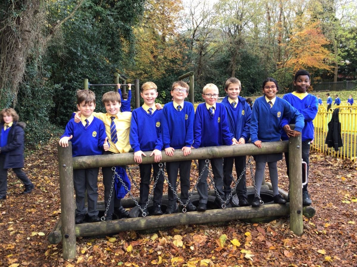 Our Activity Trail and musical equipment which was funded by our PTA.