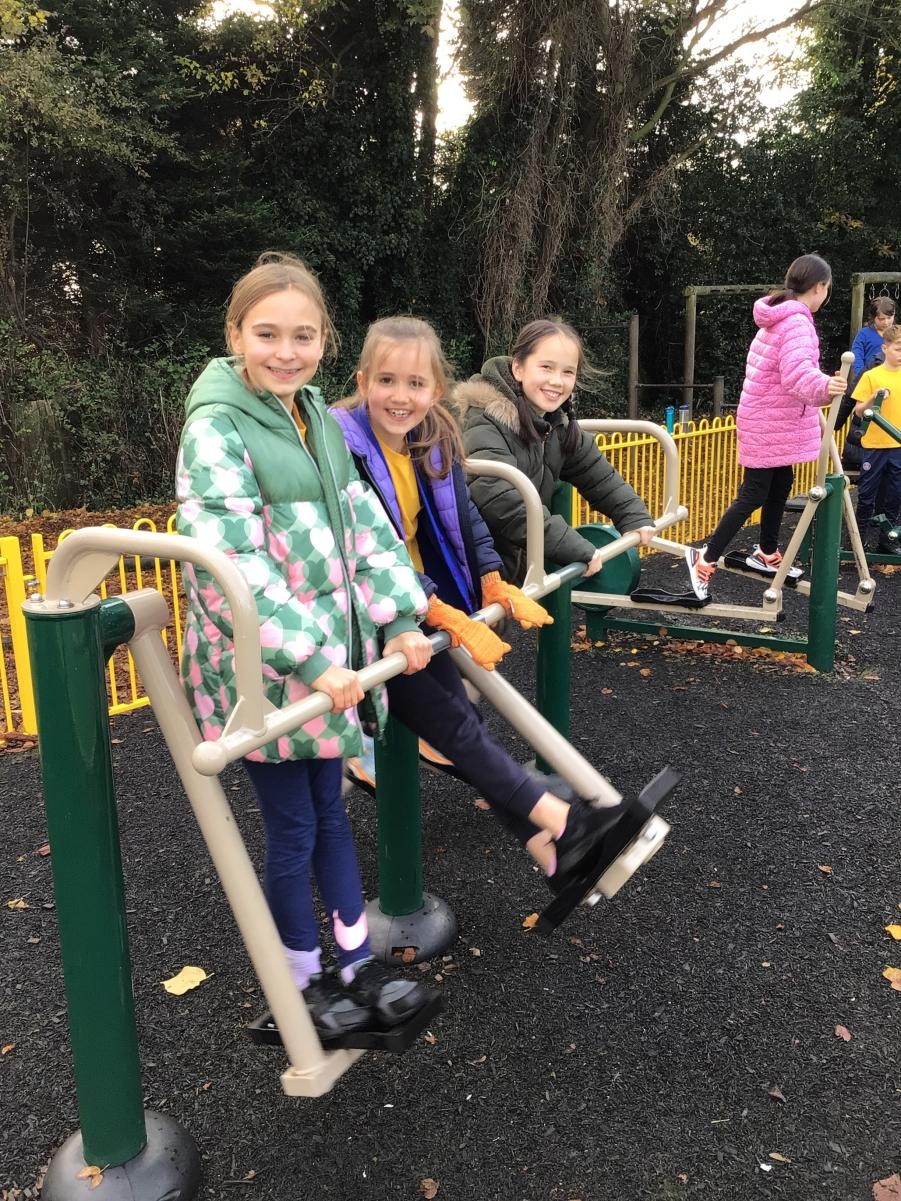 Our children love the playground equipment!