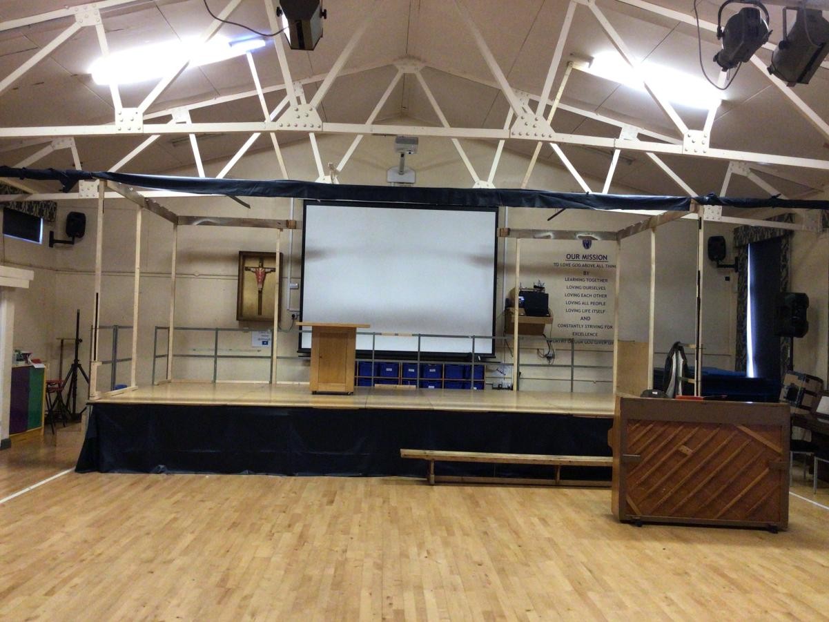 Our school hall.