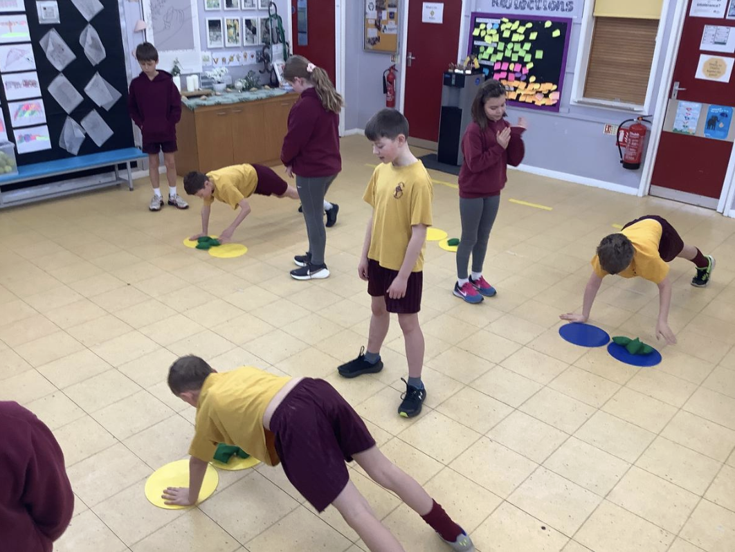Pupils competing at multi-sports