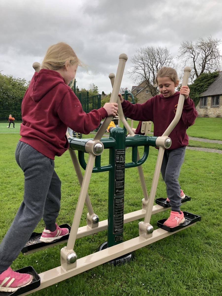 As part of commitment to keeping fit and healthy we have installed new outdoor fitness equipment