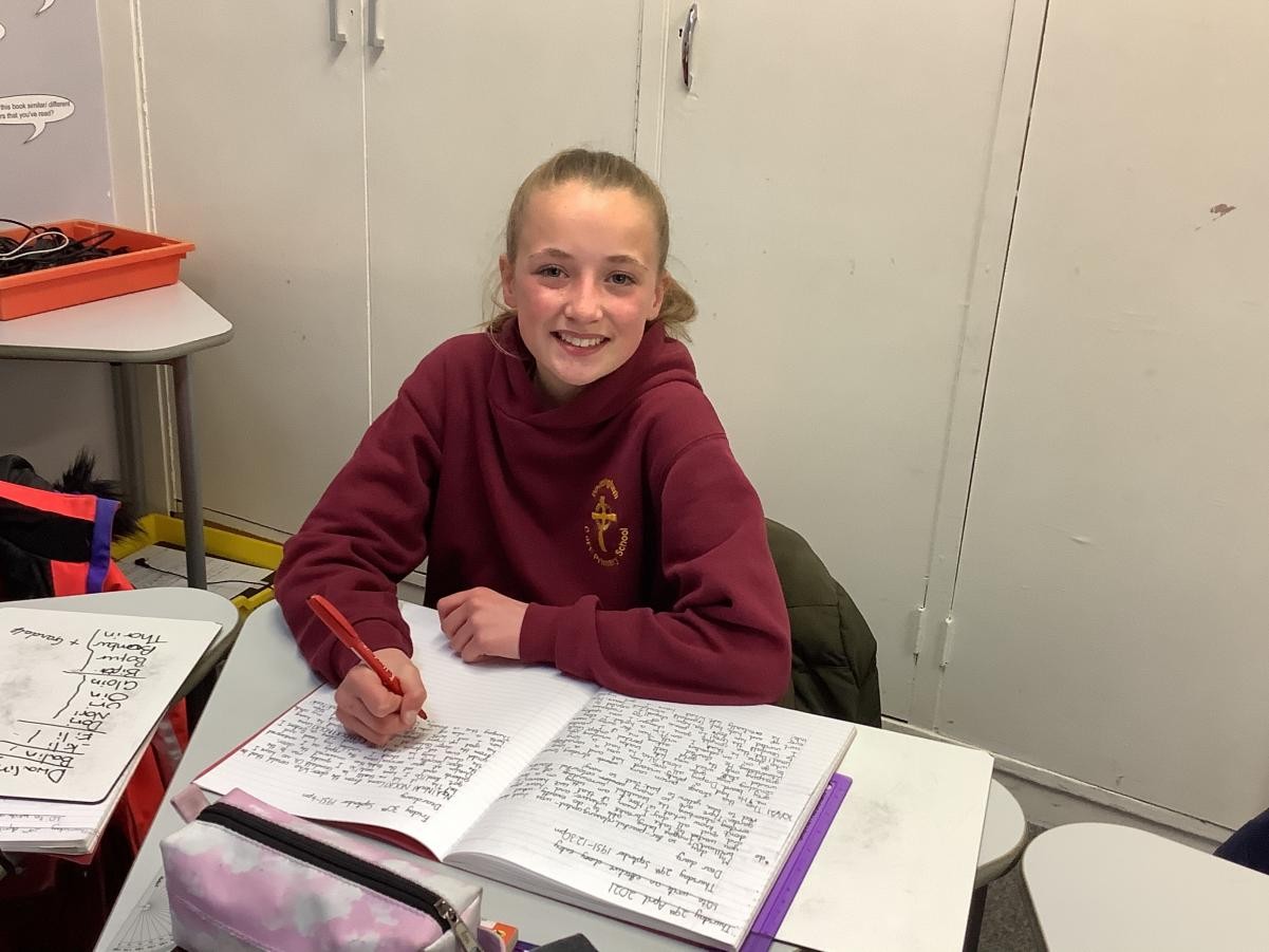 Our regional winner for the whole of the North East- the Rotary Club writing competition
In 2022-3 so far we have a local winner too