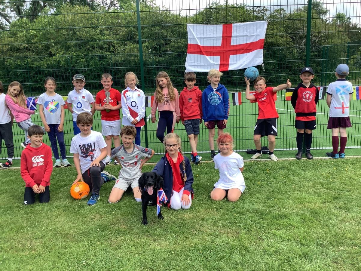 Our own 'Whittingham Euro's' in our class bubbles.