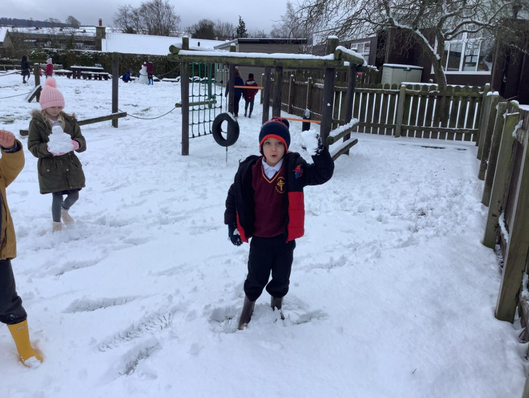 Class 1 Fun In the snow