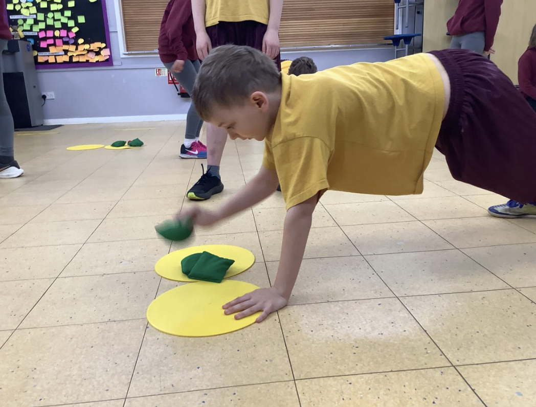 Pupils competing at multi-sports