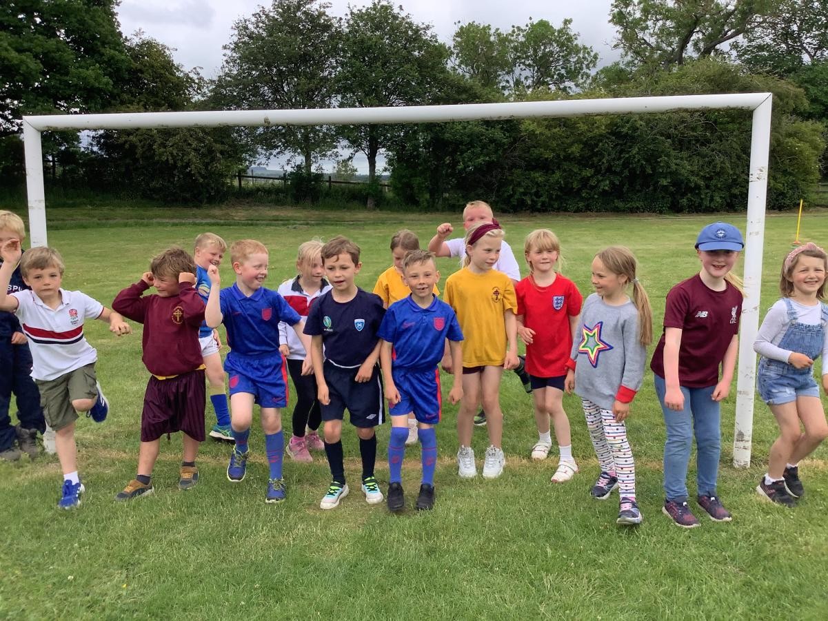 Our own 'Whittingham Euro's' in our class bubbles.