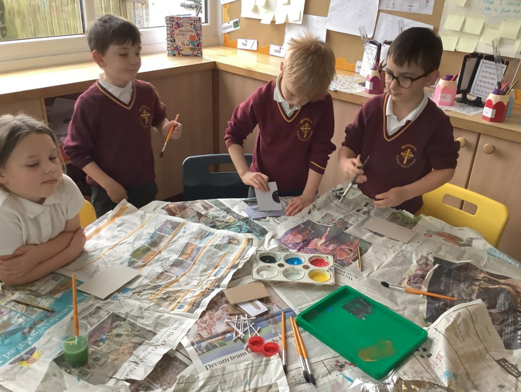 Class 1 Art Making Textures