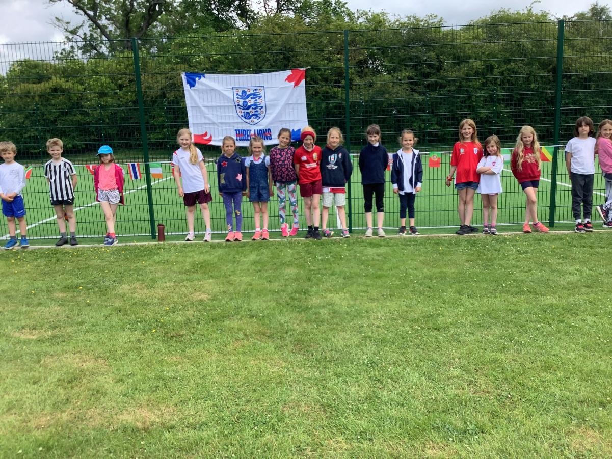 Our own 'Whittingham Euro's' in our class bubbles.