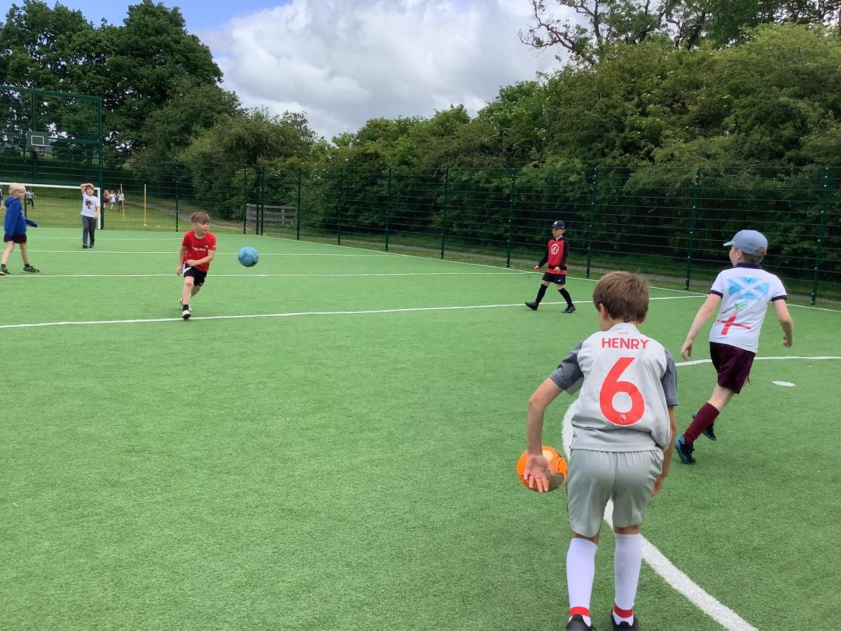 Our own 'Whittingham Euro's' in our class bubbles.