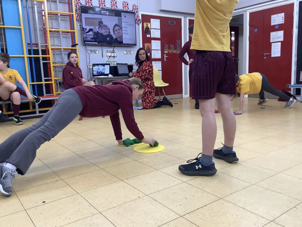 Pupils competing at multi-sports