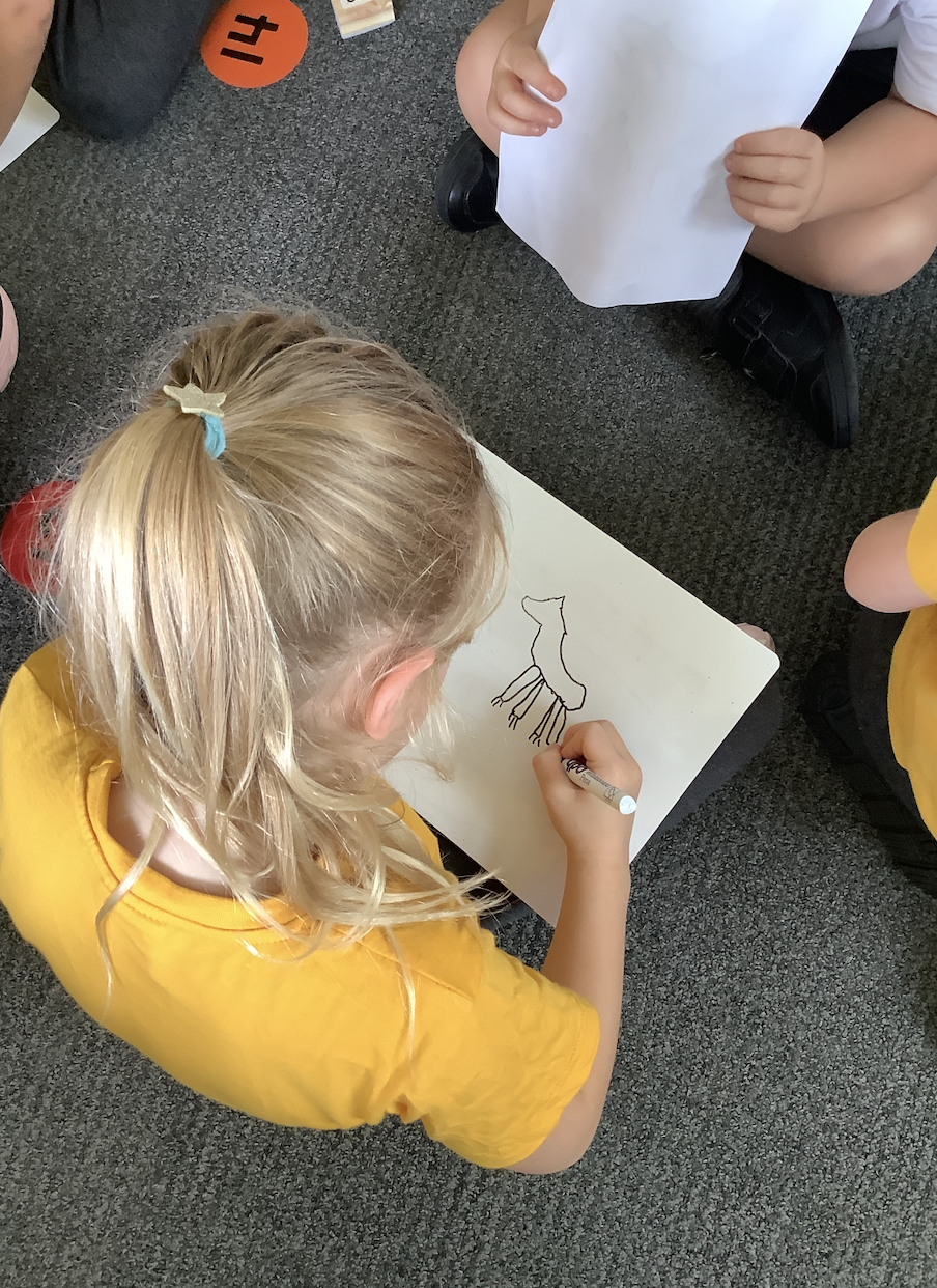 working together