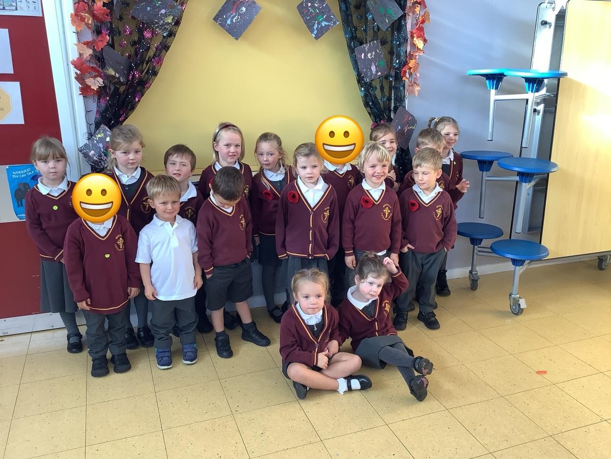 Smiling pupils