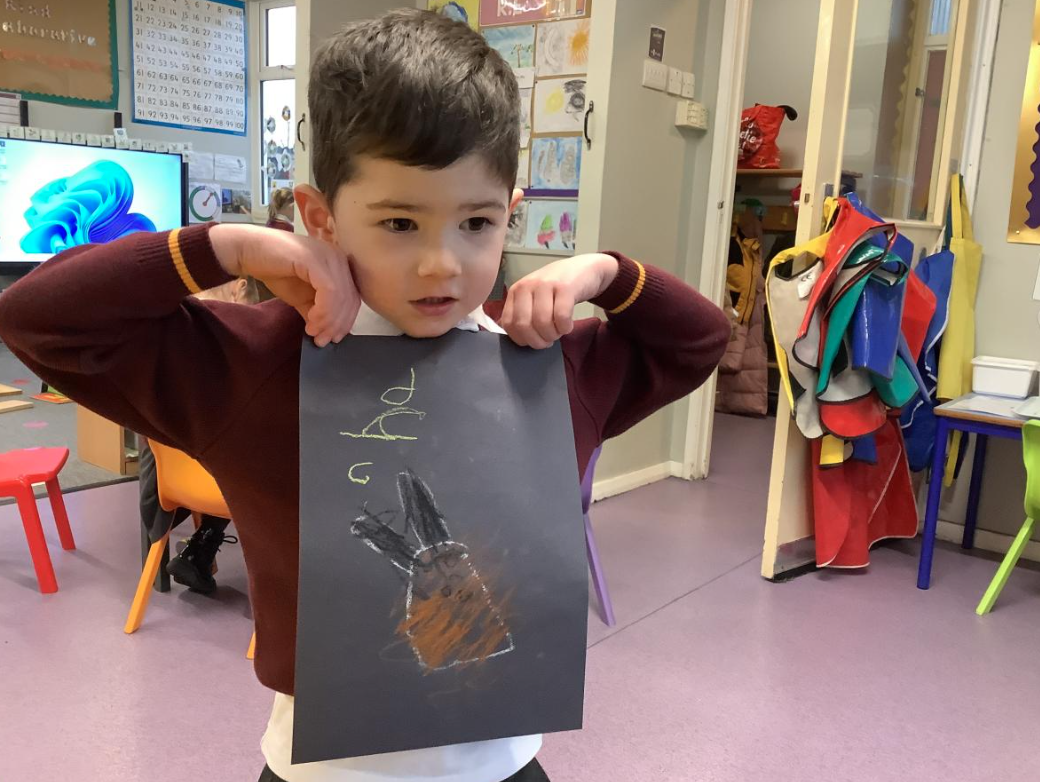 Animal Painting Early Years Spring Term