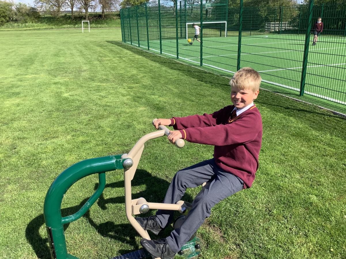 Thanks to funding from Bishop Christine and Primary Sports Funding  our new outdoor gym equipment has finally been installed.
