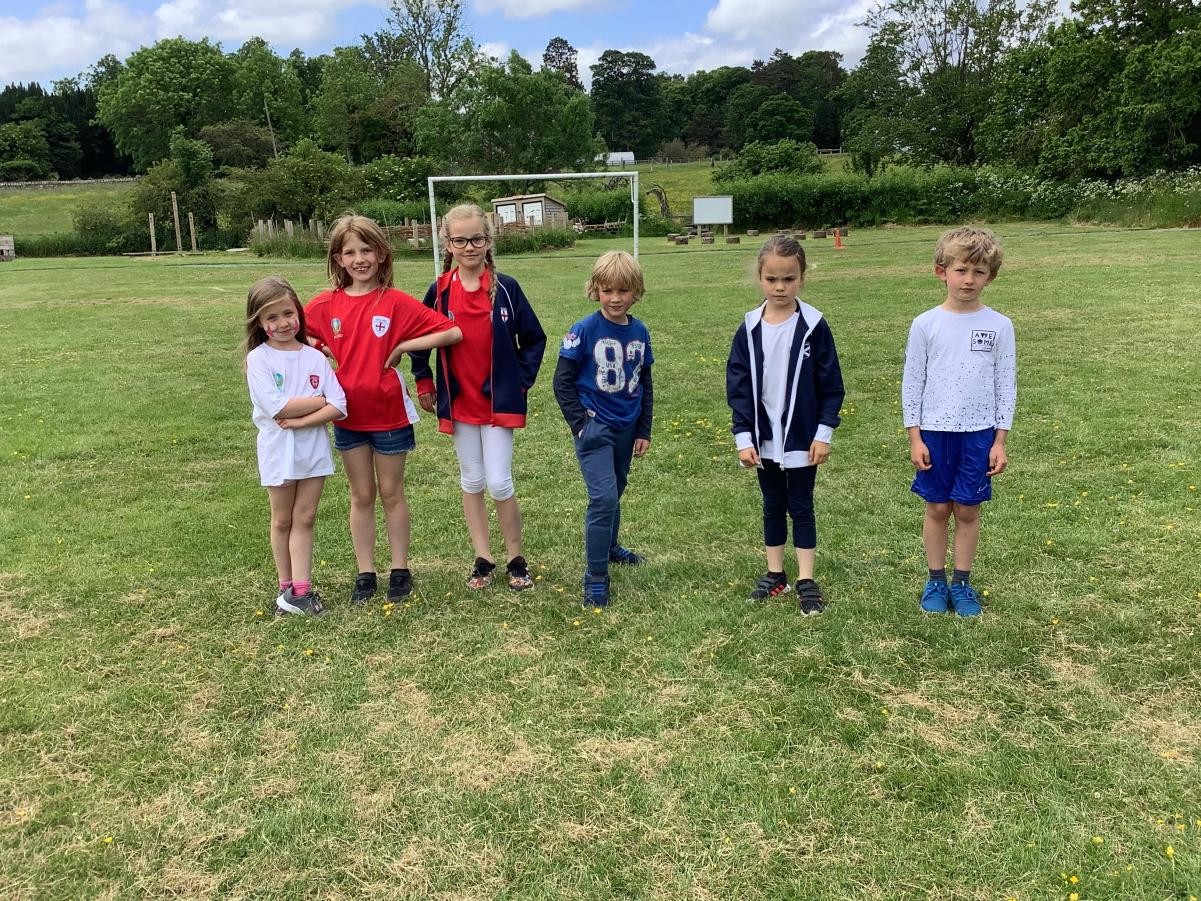 Our own 'Whittingham Euro's' in our class bubbles.