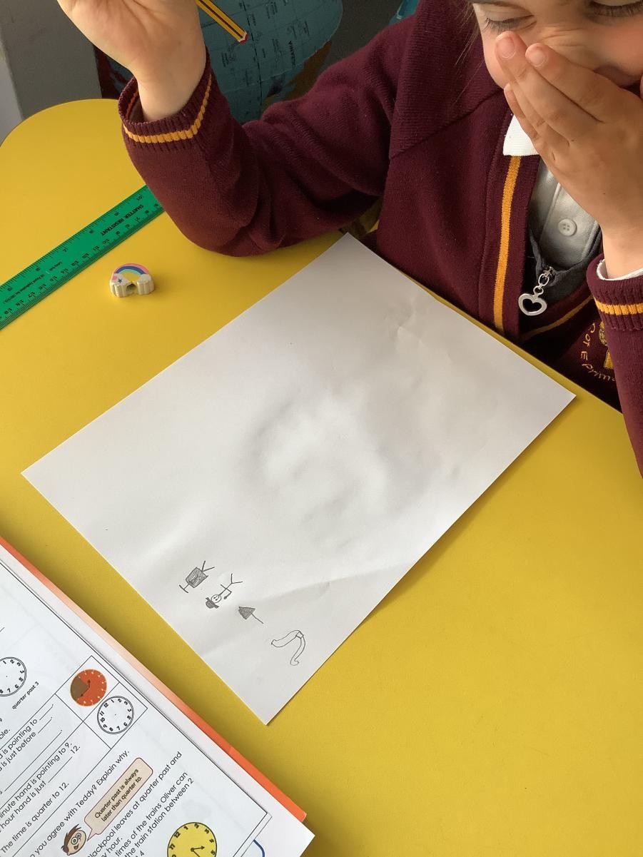 Writing a Story Map  following the text, The Sand Horse in Year 1 and 2.
