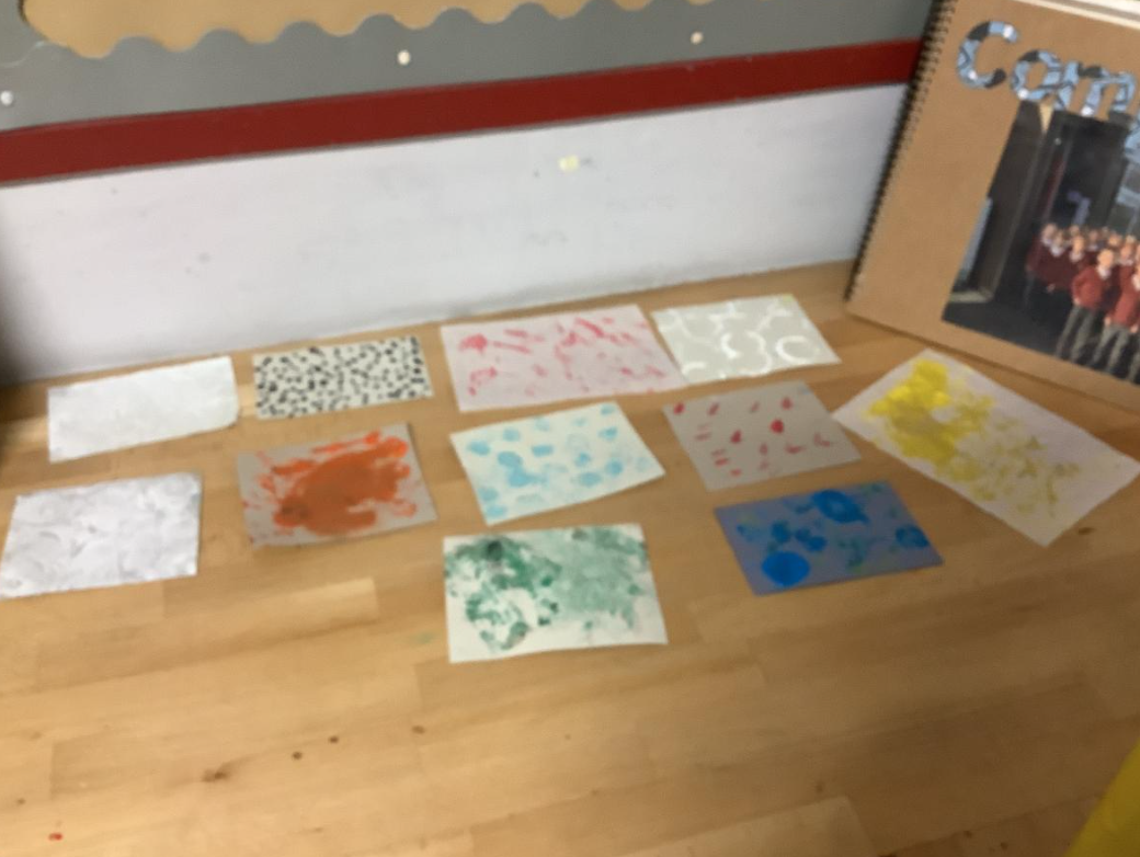 Class 1 Art Making Textures