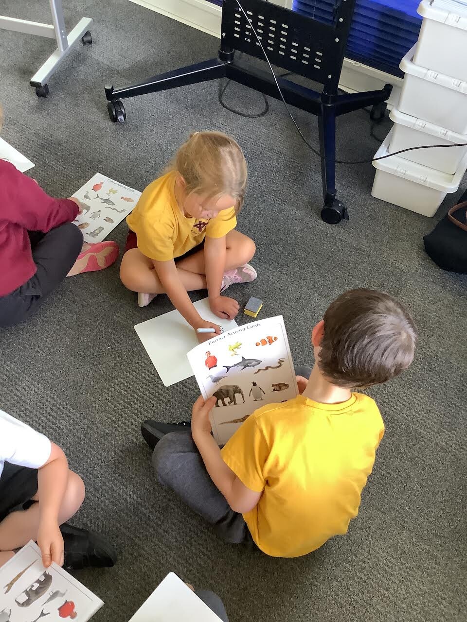 working together