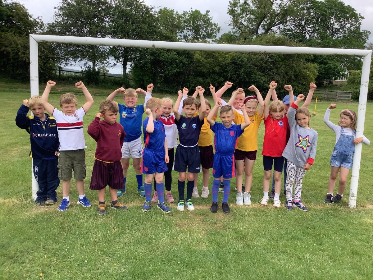 Our own 'Whittingham Euro's' in our class bubbles.