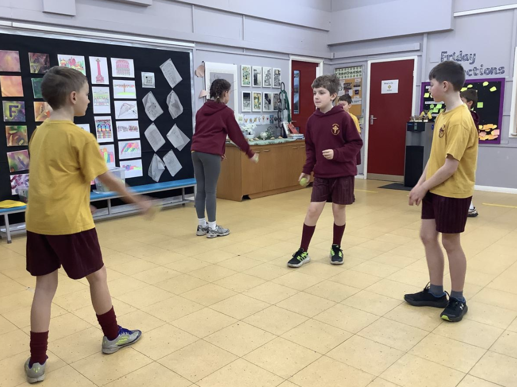 Pupils competing at multi-sports