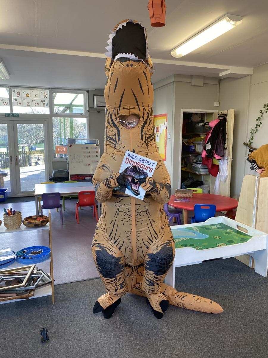 All of our staff get involved in themed days to promote English such as World Book Day.