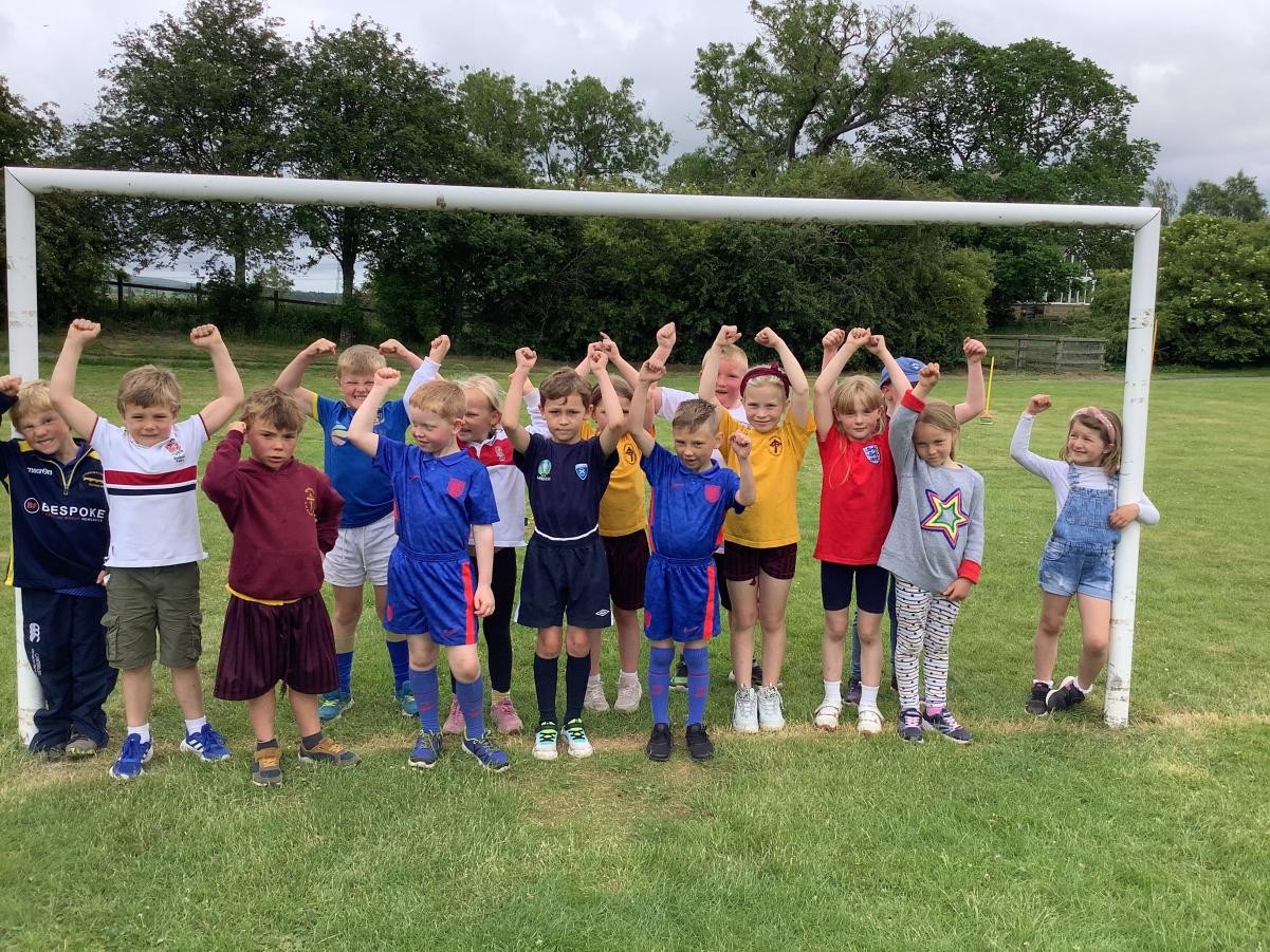 Our own 'Whittingham Euro's' in our class bubbles.