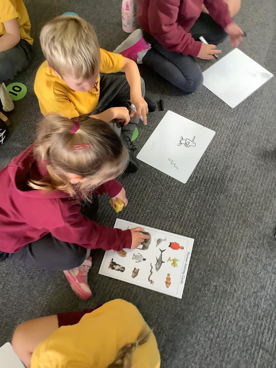 working together