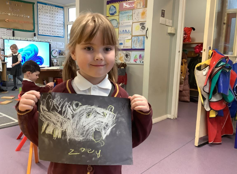 Animal Painting Early Years Spring Term