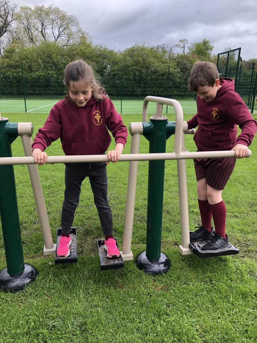 As part of commitment to keeping fit and healthy we have installed new outdoor fitness equipment.