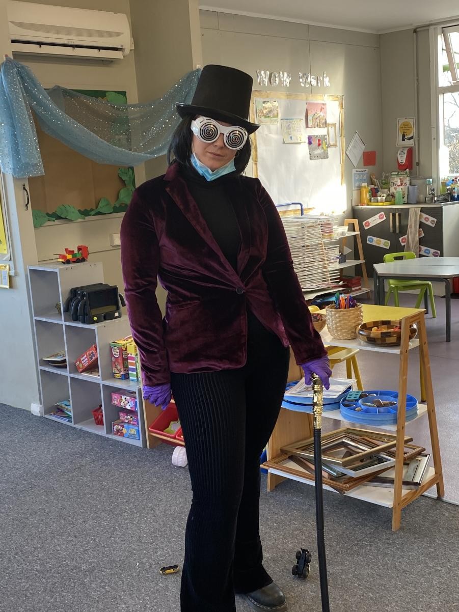 All of our staff get involved in themed days to promote English such as World Book Day.