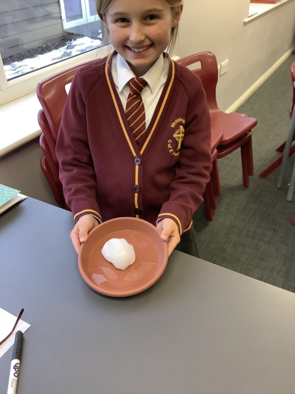 Learning about solids, liquids and gases.