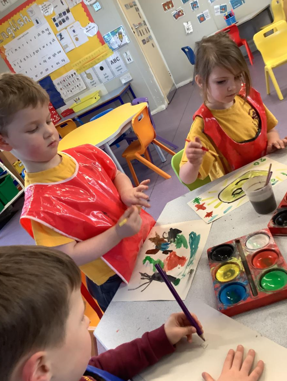 Early Years Spring Term Painting